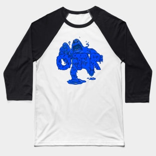 Only The Real Slime Blue Apparel Baseball T-Shirt